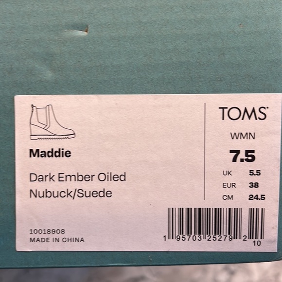 COPY - NIB TOMS booties - Picture 8 of 9